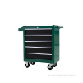 DIY Green Rolling Tool Cabinet mit 5 Schubladen